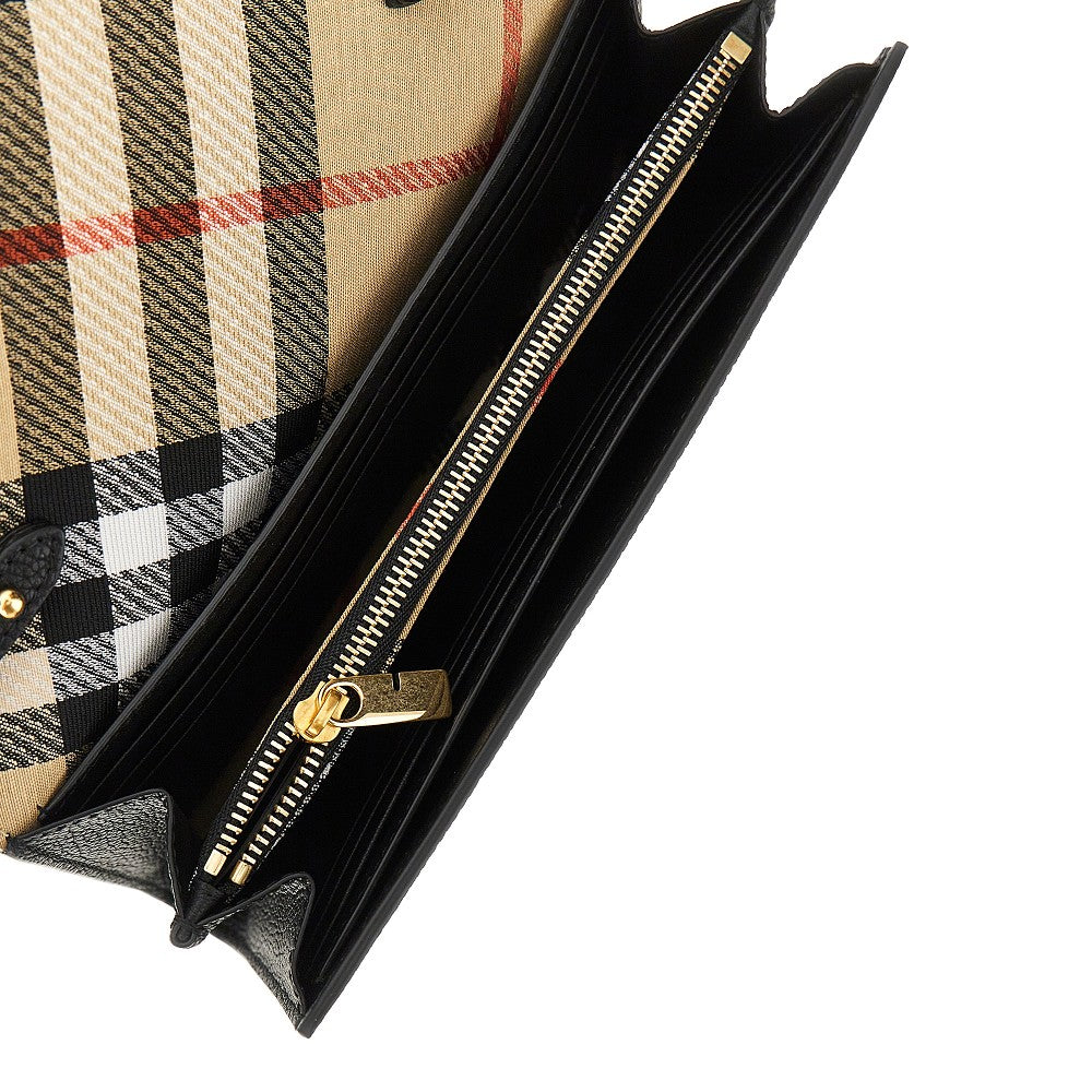 Clutch 'Cotswolds' in pelle con tracolla
