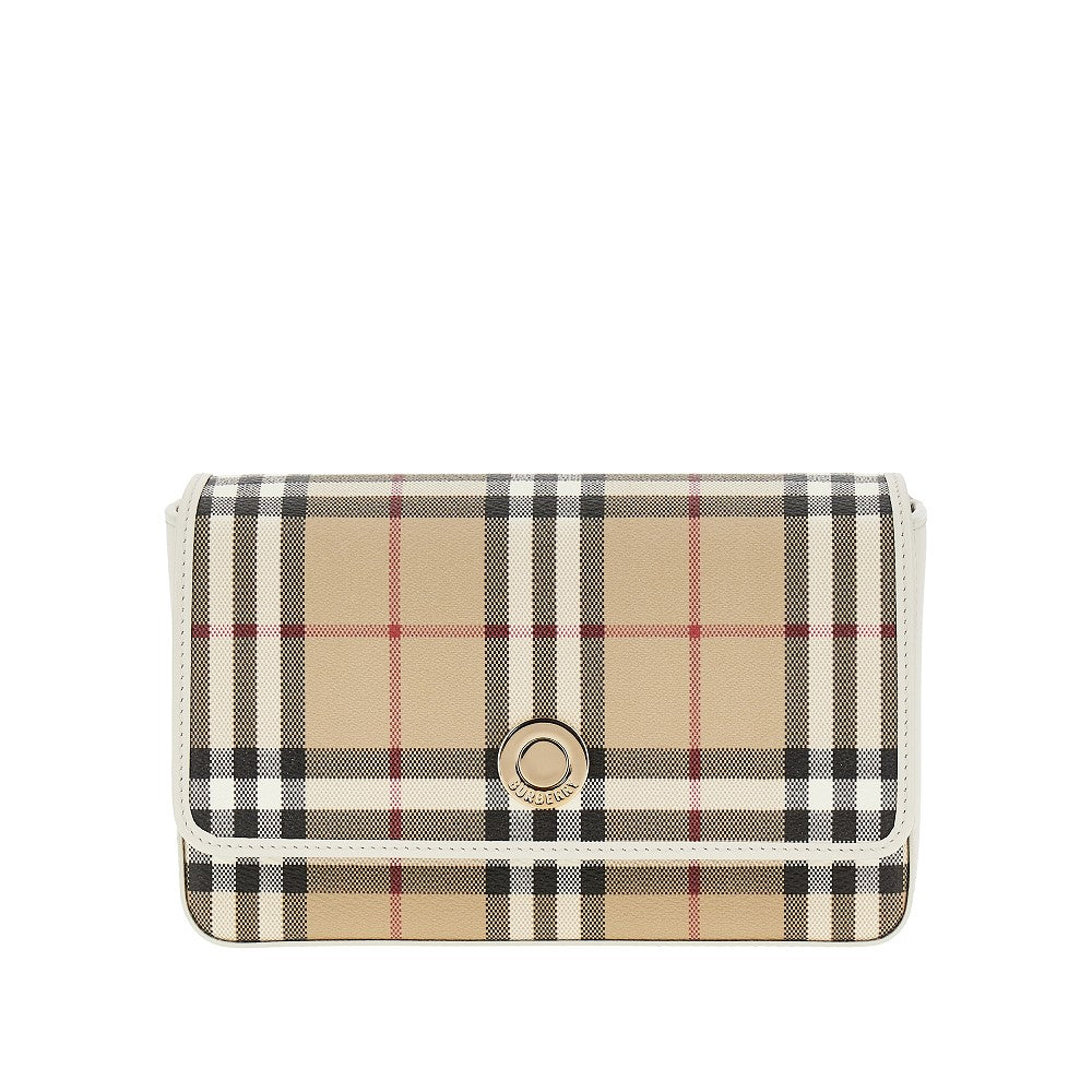 Check coated canvas 'Hampshire' bag