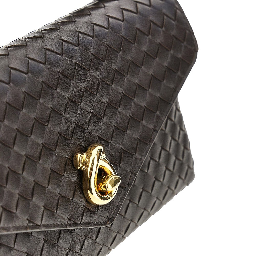 Borsa 'Knot Lock' in pelle Intrecciato