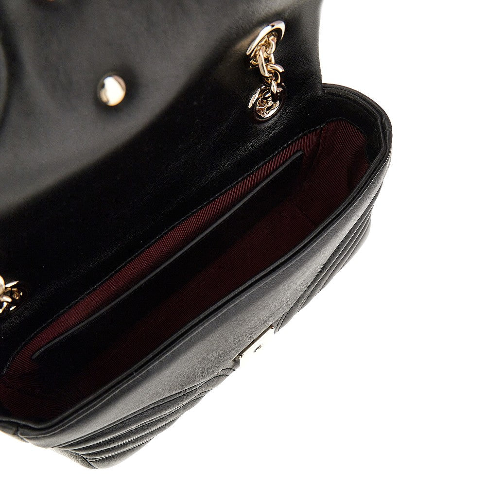Nappa leather small 'GG Marmont' bag
