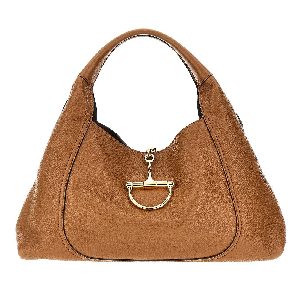 Borsa a spalla 'Gucci Softbit' maxi in pelle