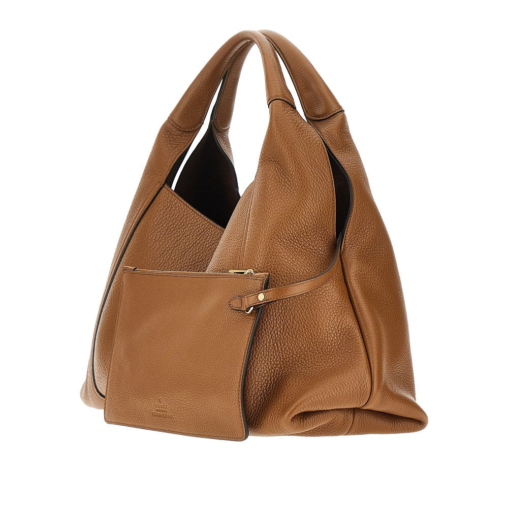 Borsa a spalla 'Gucci Softbit' maxi in pelle