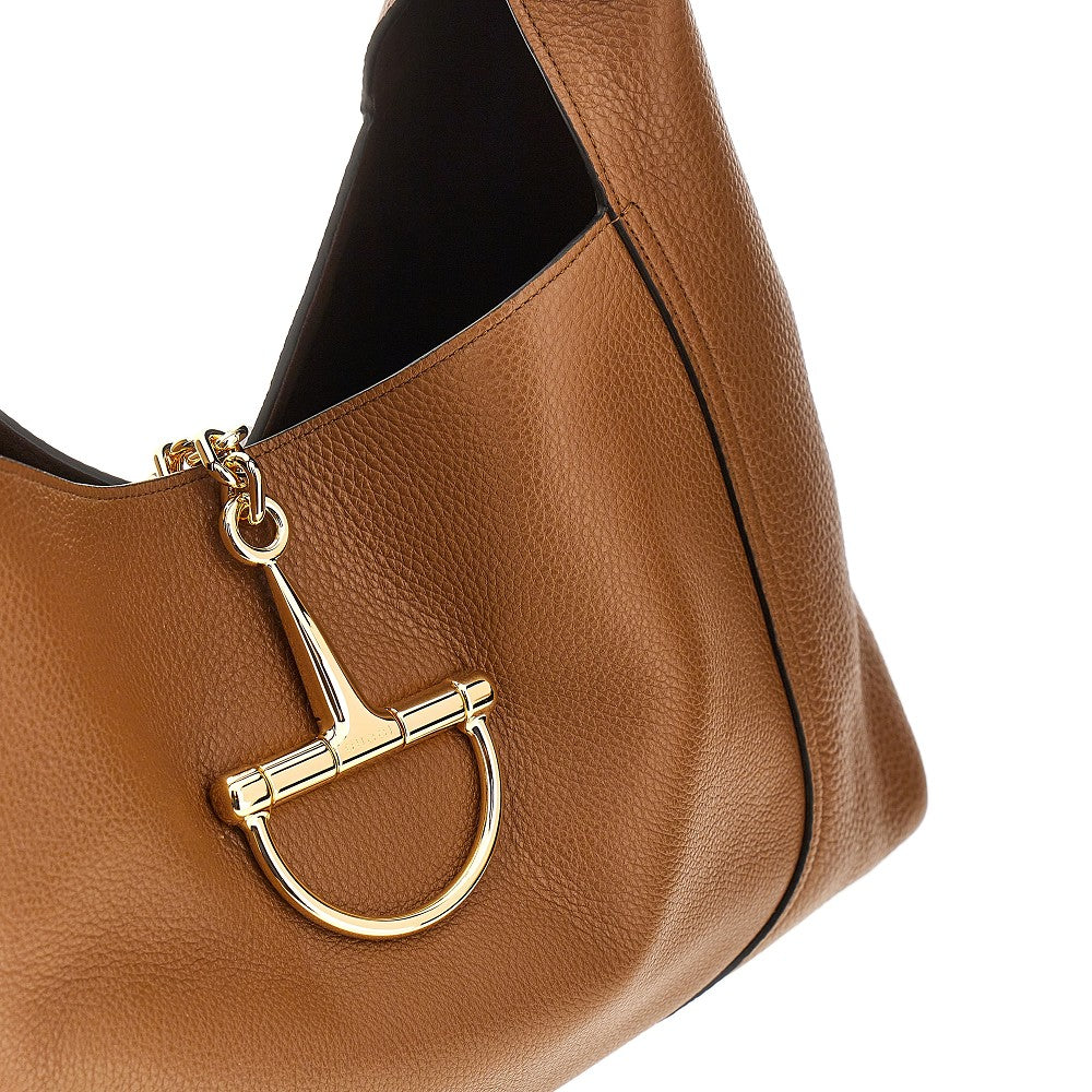 Borsa a spalla 'Gucci Softbit' maxi in pelle
