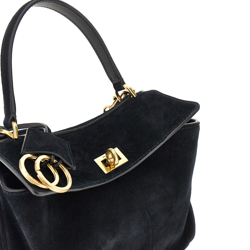 Borsa 'Rodeo' mini in pelle scamosciata