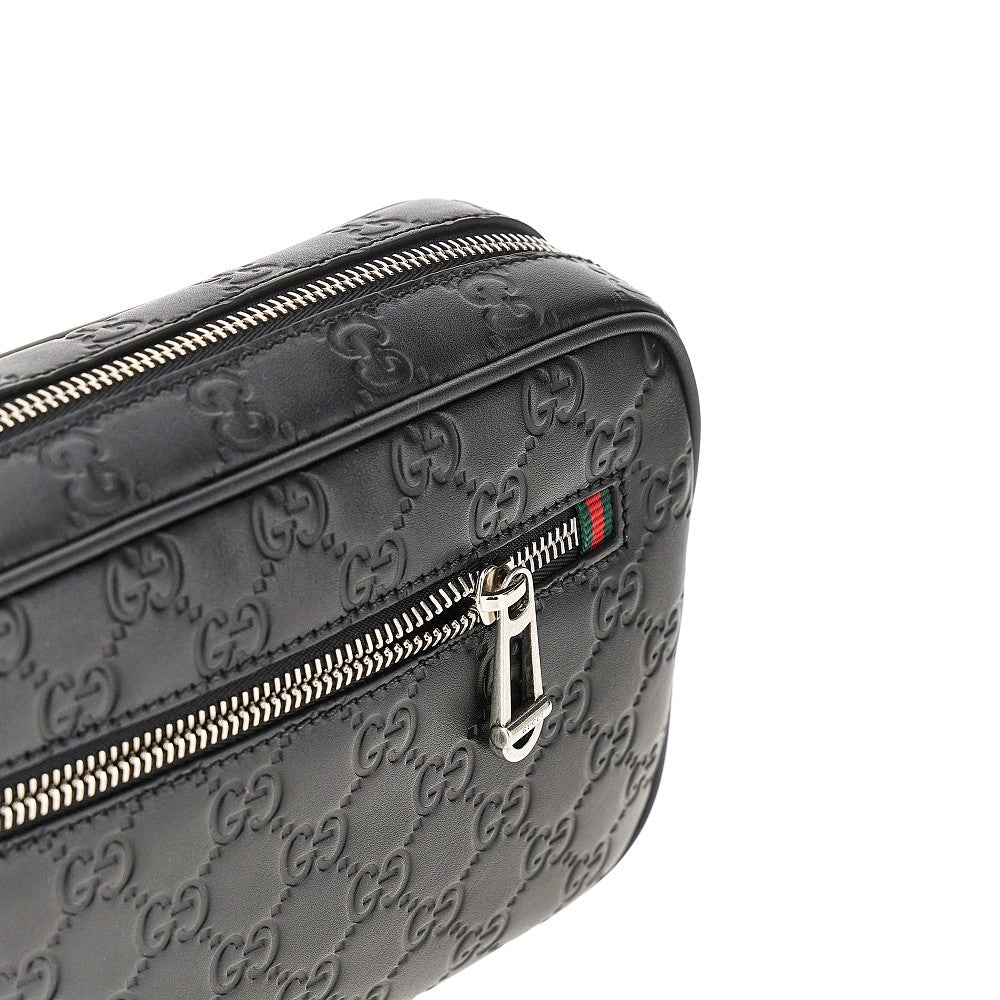 Leather small 'GG Emblem' bag