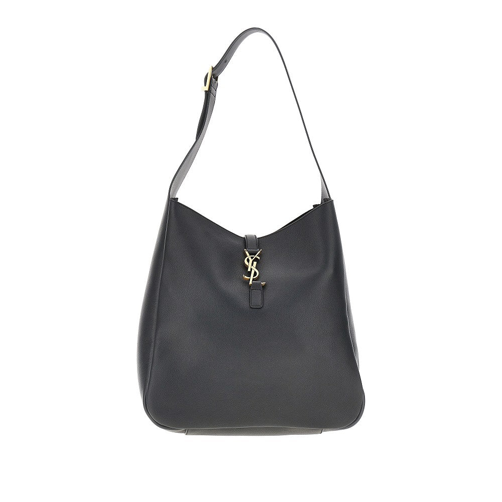Large 'Le 5 à 7' grained leather bag