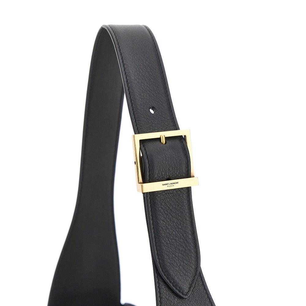 Large 'Le 5 à 7' grained leather bag