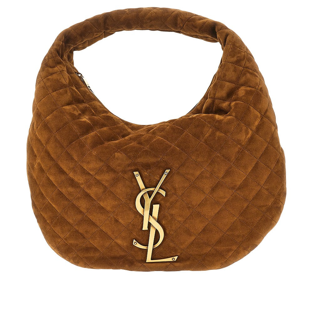 'Icare' quilted leather hobo bag