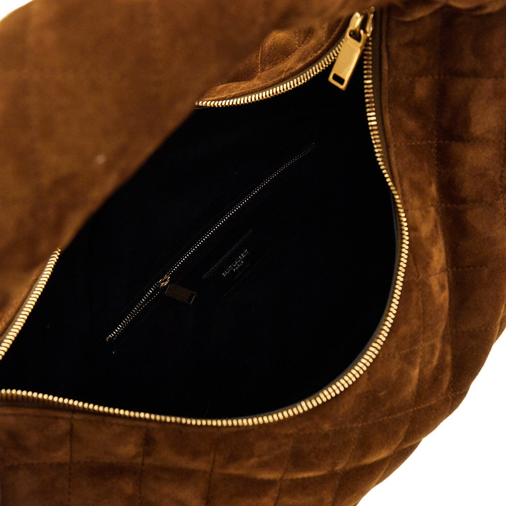 'Icare' quilted leather hobo bag