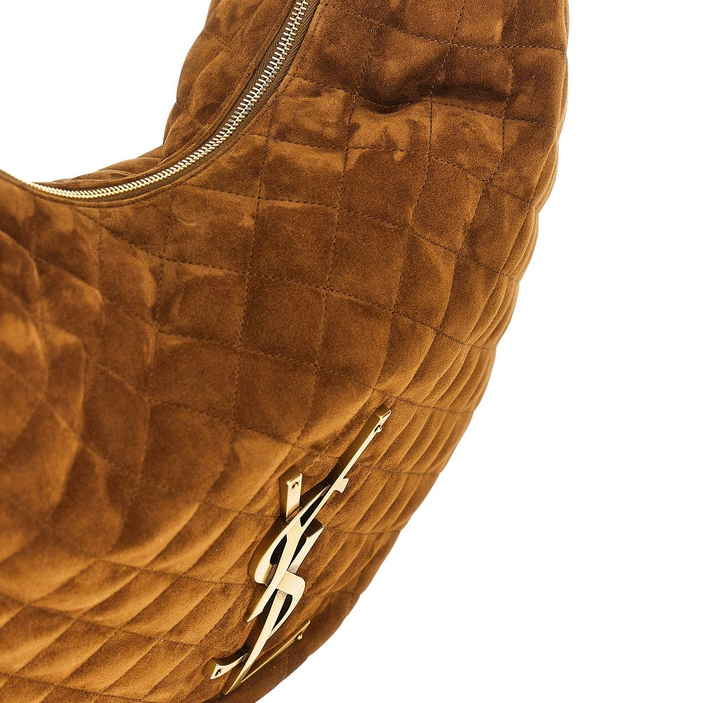 'Icare' quilted leather hobo bag