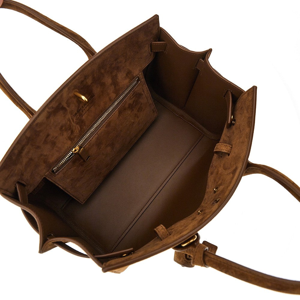 Small Sac de Jour suede leather bag