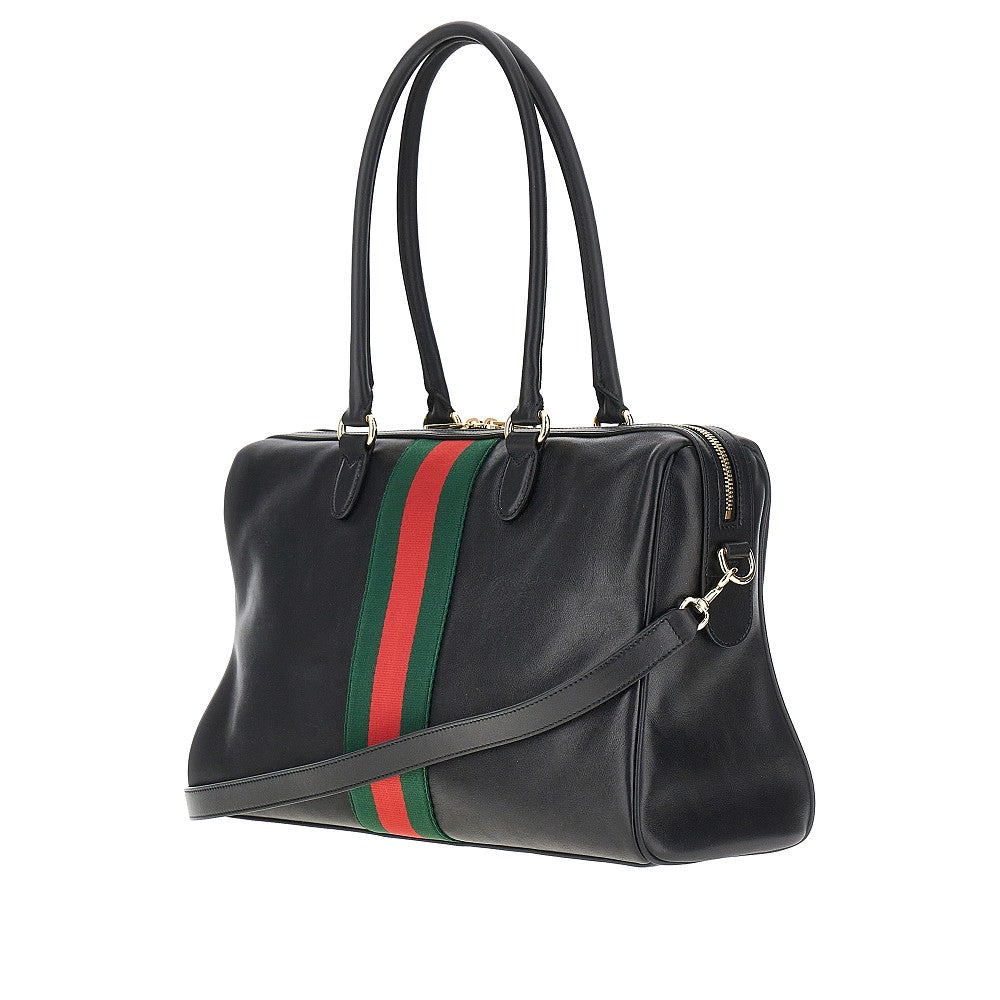 Large leather 'Borsetto' bag