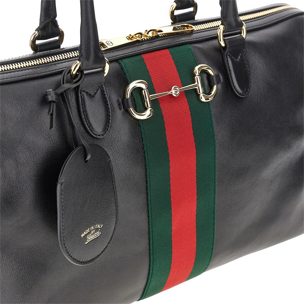 Large leather 'Borsetto' bag