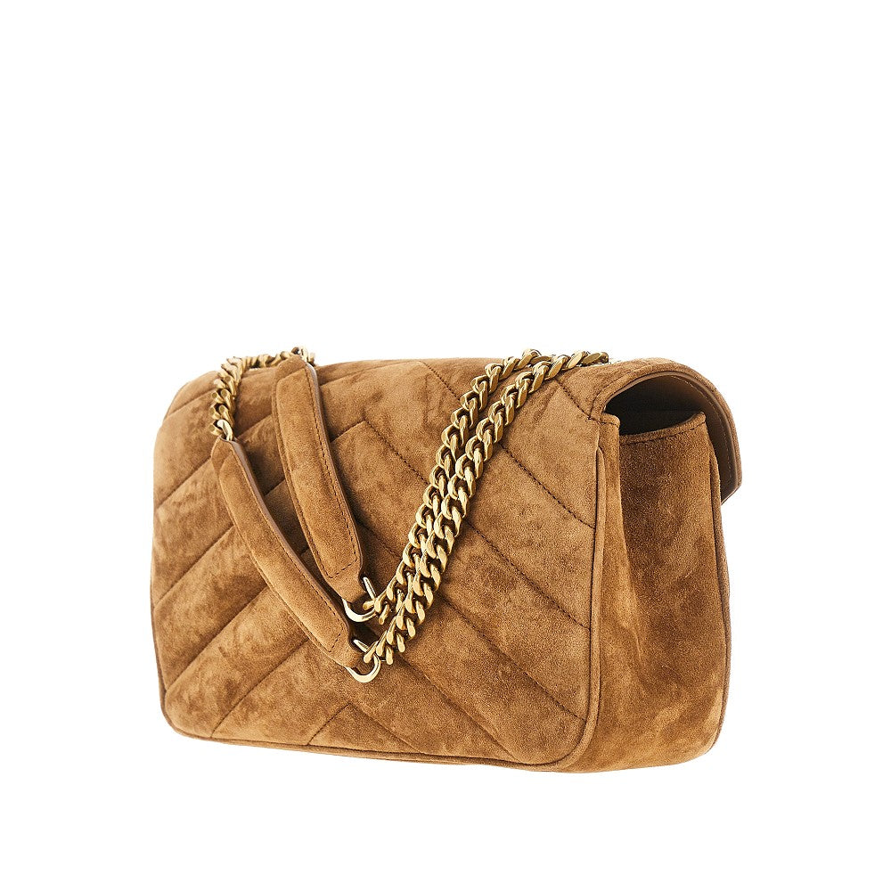 Borsa 'Loulou' piccola in pelle scamosciata