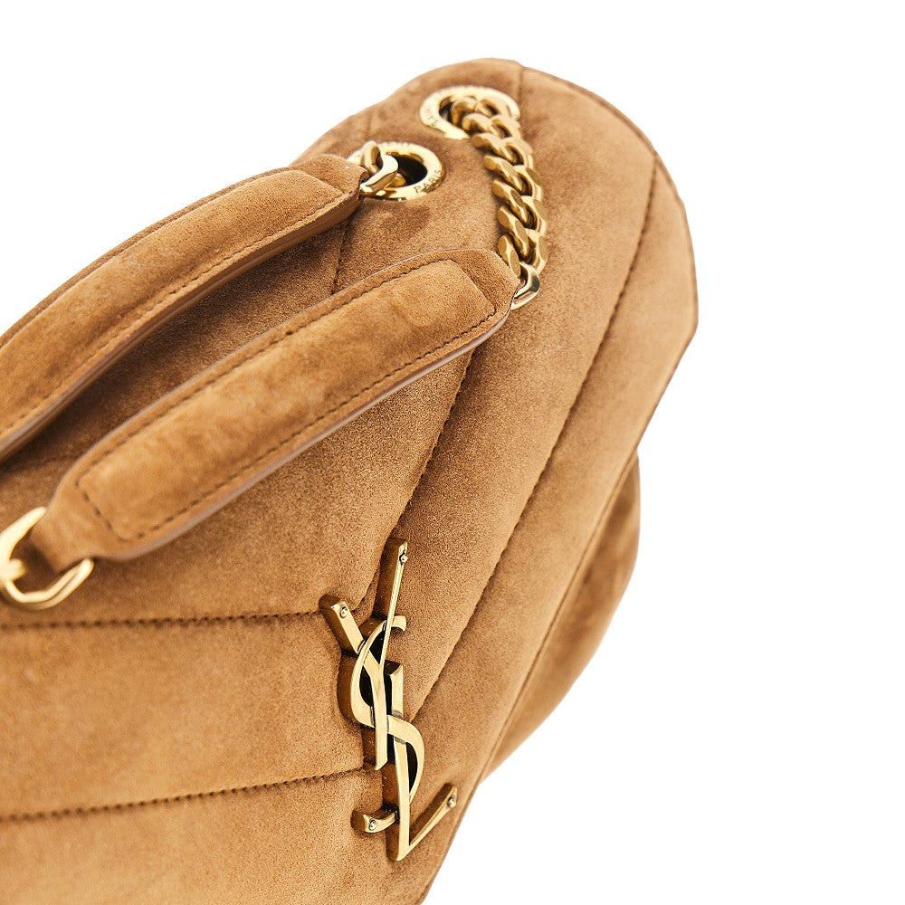 Borsa 'Loulou' piccola in pelle scamosciata