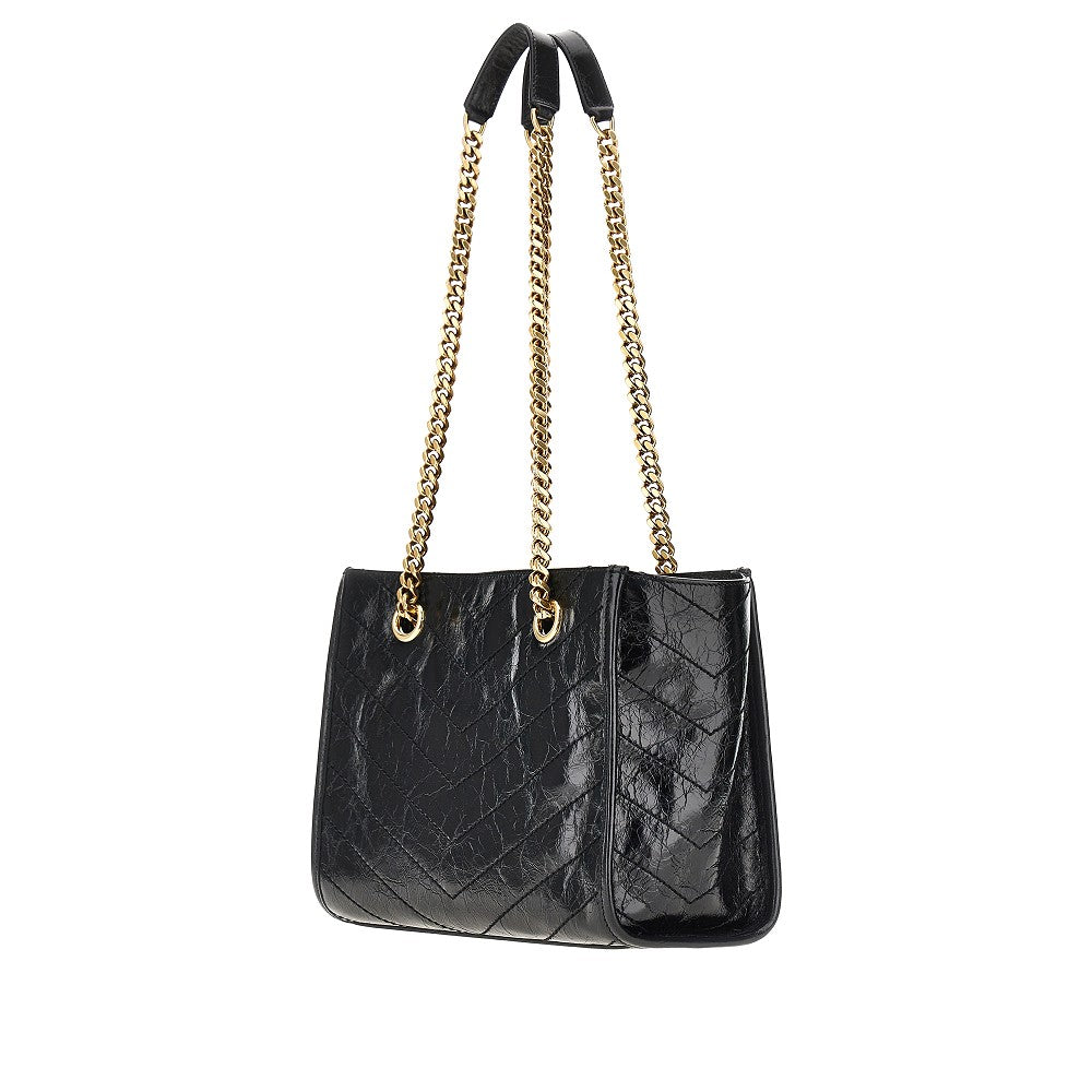Shopping bag 'Niki' piccola in pelle vintage