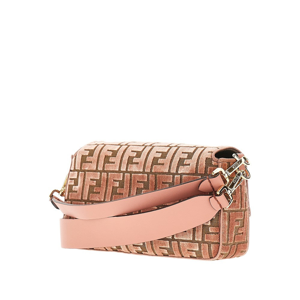 Borsa 'Baguette' media in tela FF