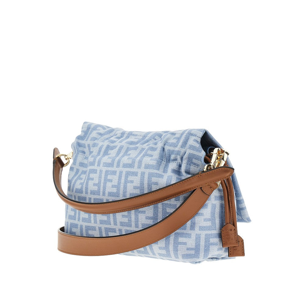 Borsa 'Mamma Baguette' media in denim FF