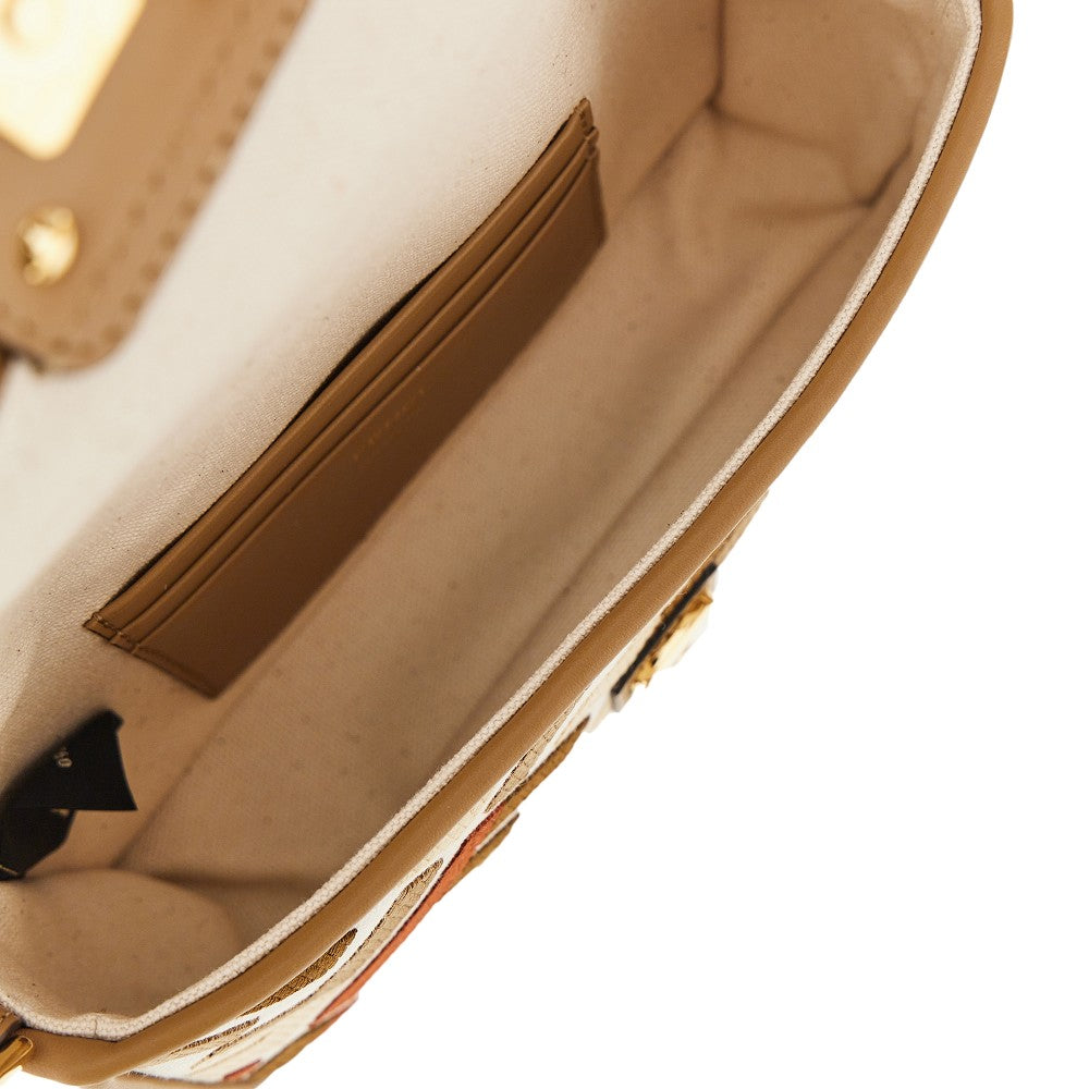 Borsa &#39;Baguette&#39; mini in tessuto FF