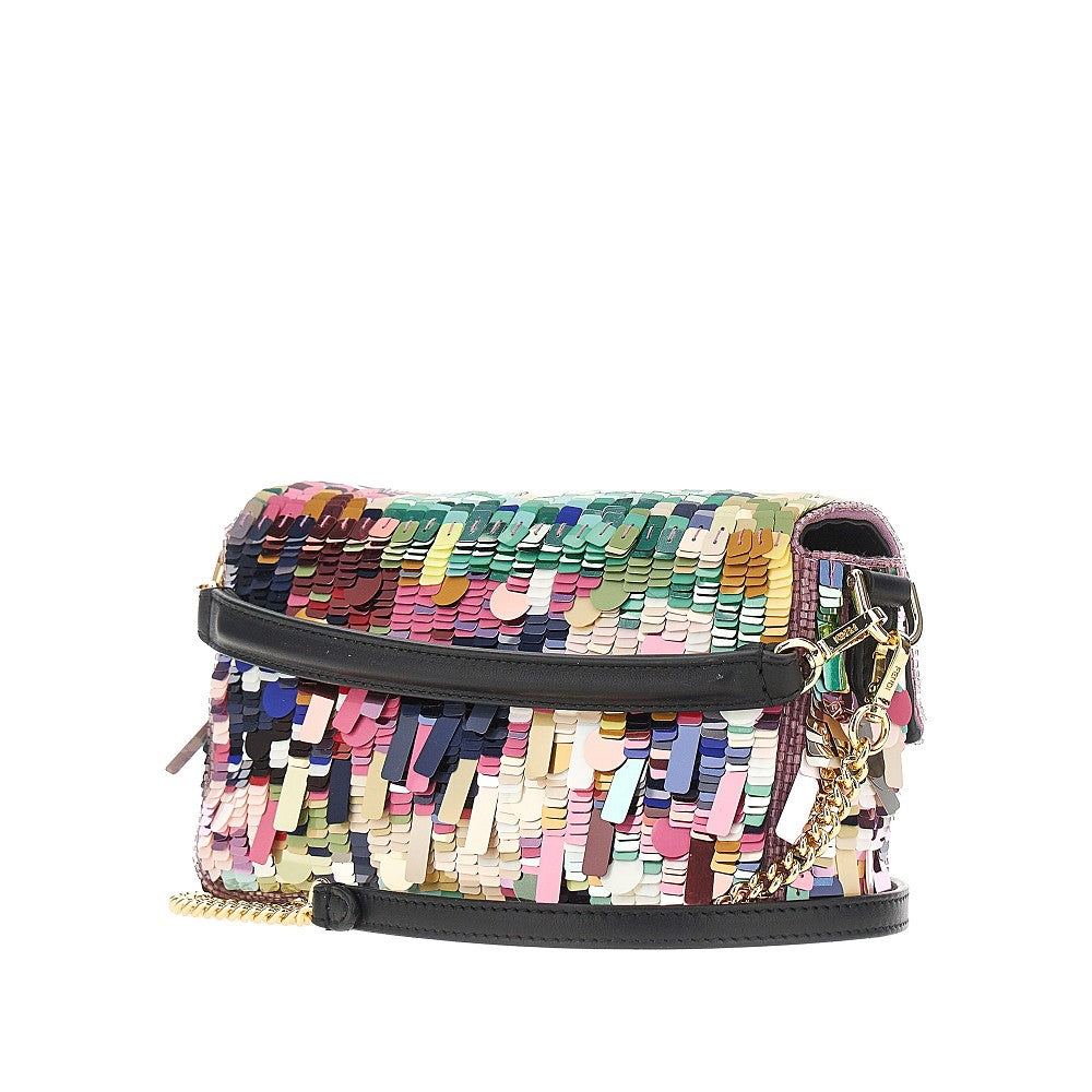 Borsa 'Baguette' mini in paillettes