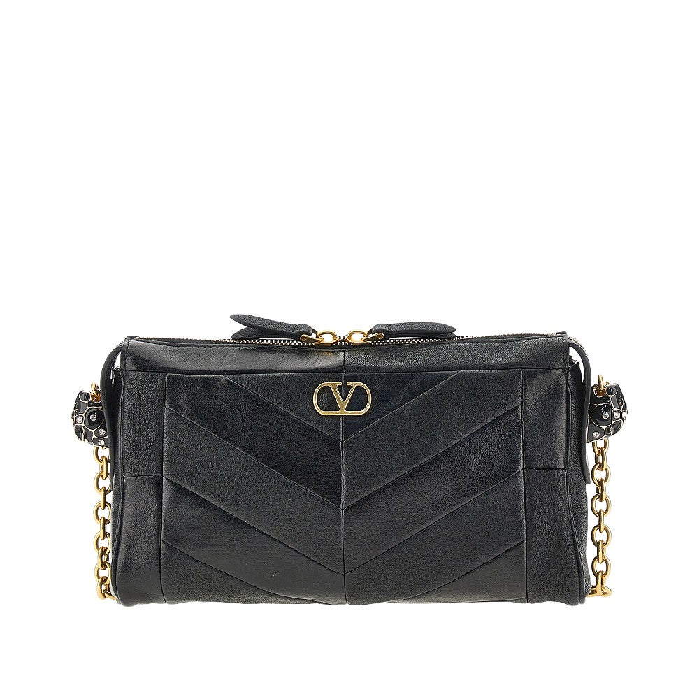 Borsa a tracolla 'Panthea' piccola in nappa