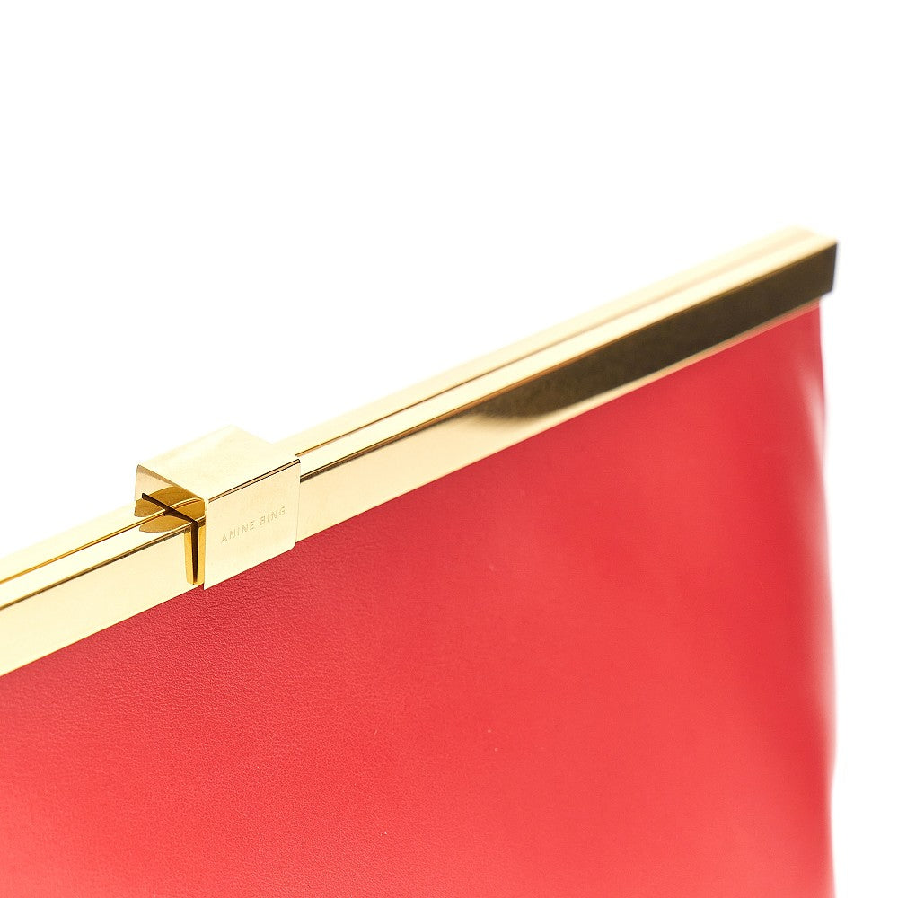 Clutch 'Anine' in pelle