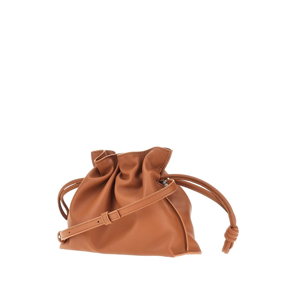 Leather mini 'Flamenco Clutch' bag