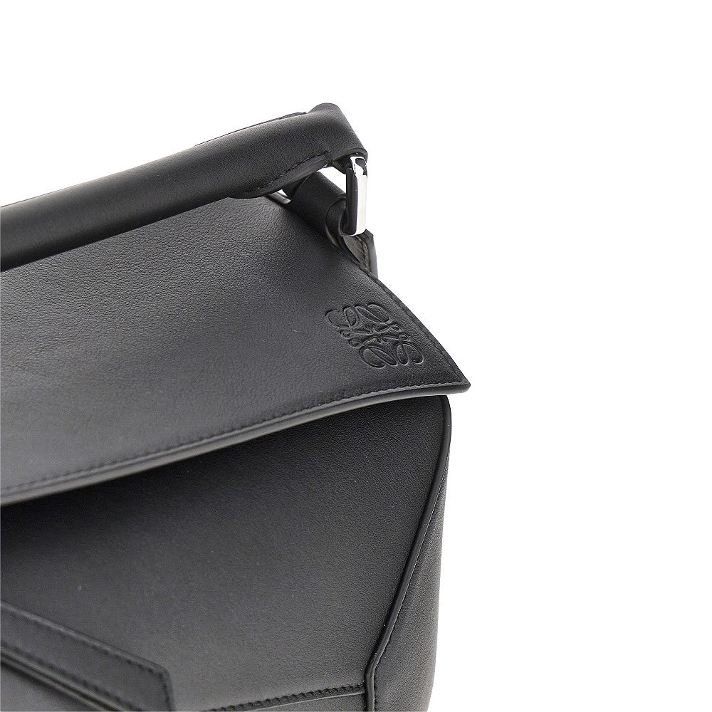 Borsa 'Puzzle Edge' media in pelle