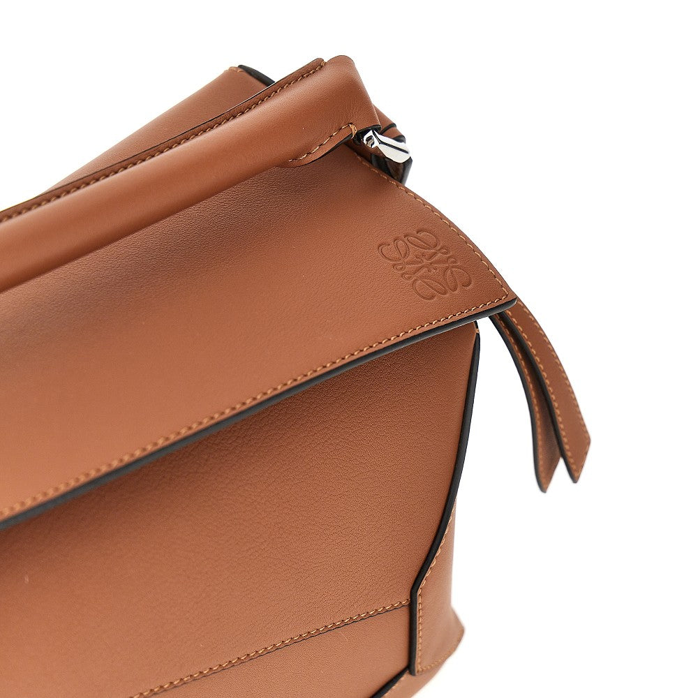 Leather medium 'Puzzle Edge' bag