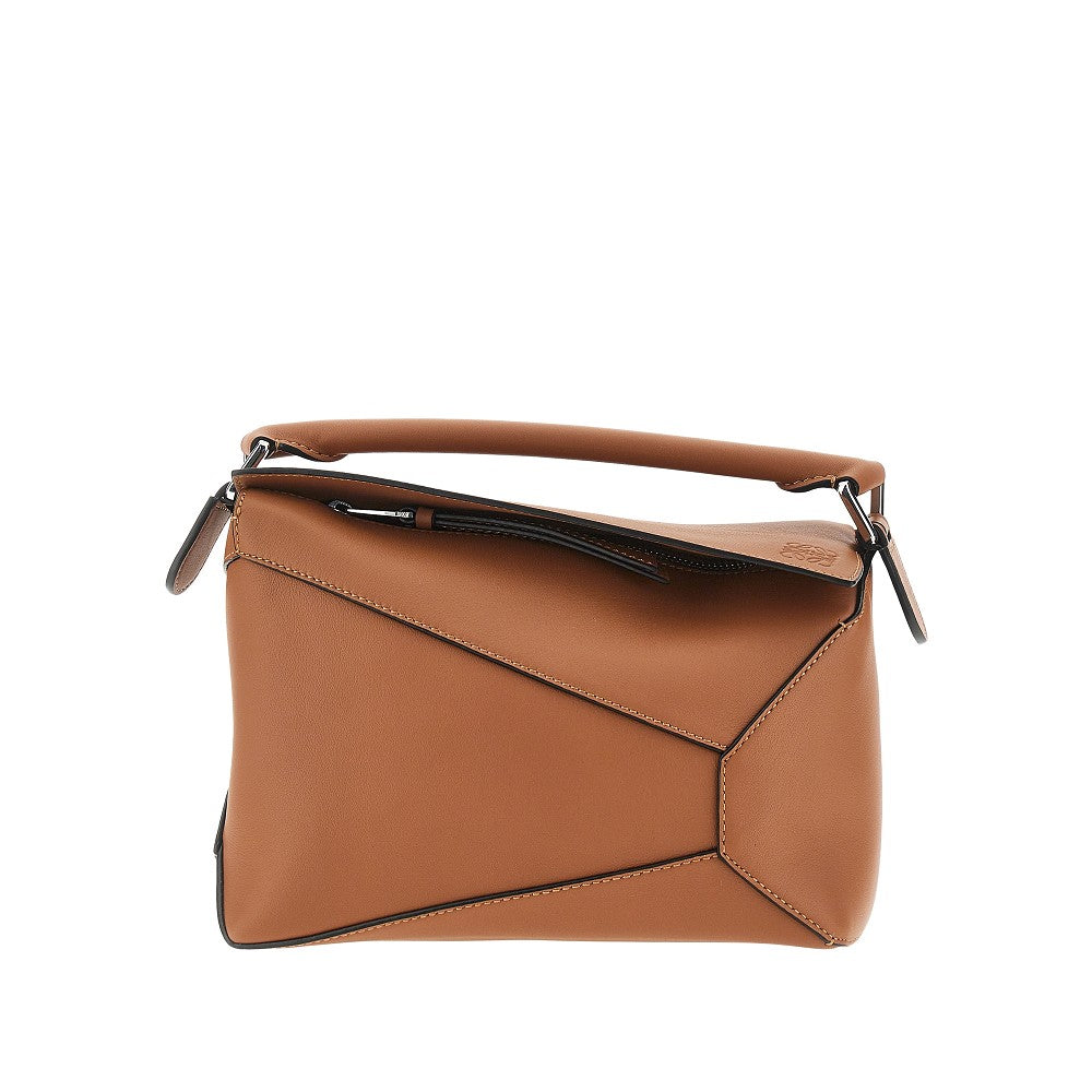 Leather small 'Puzzle Edge' bag