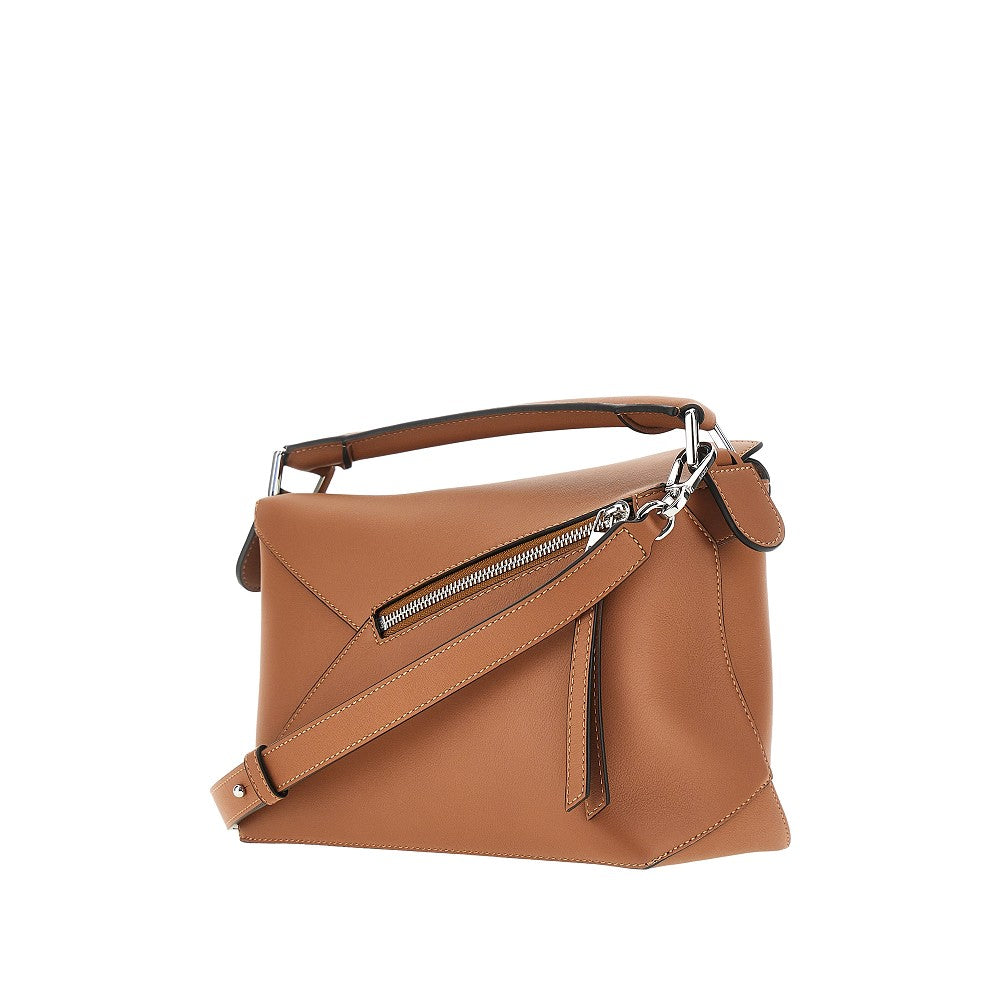 Leather small 'Puzzle Edge' bag