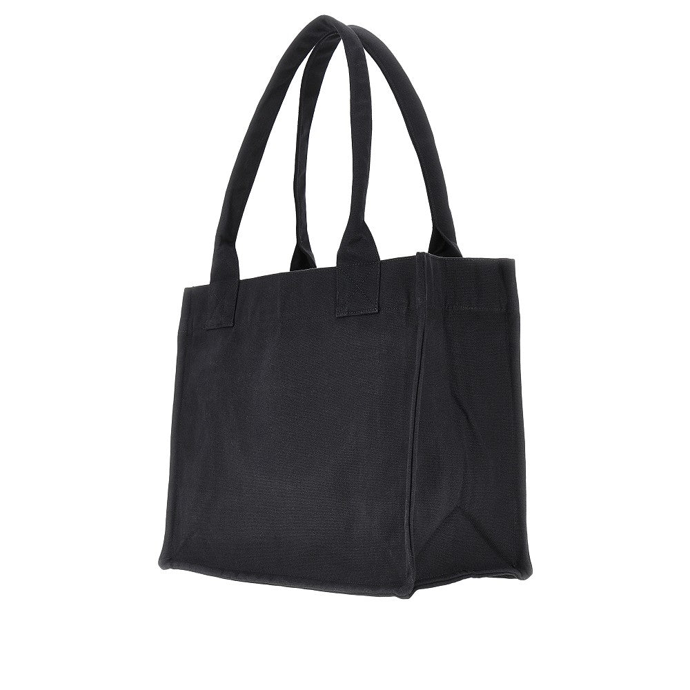 Banana print large tote bag