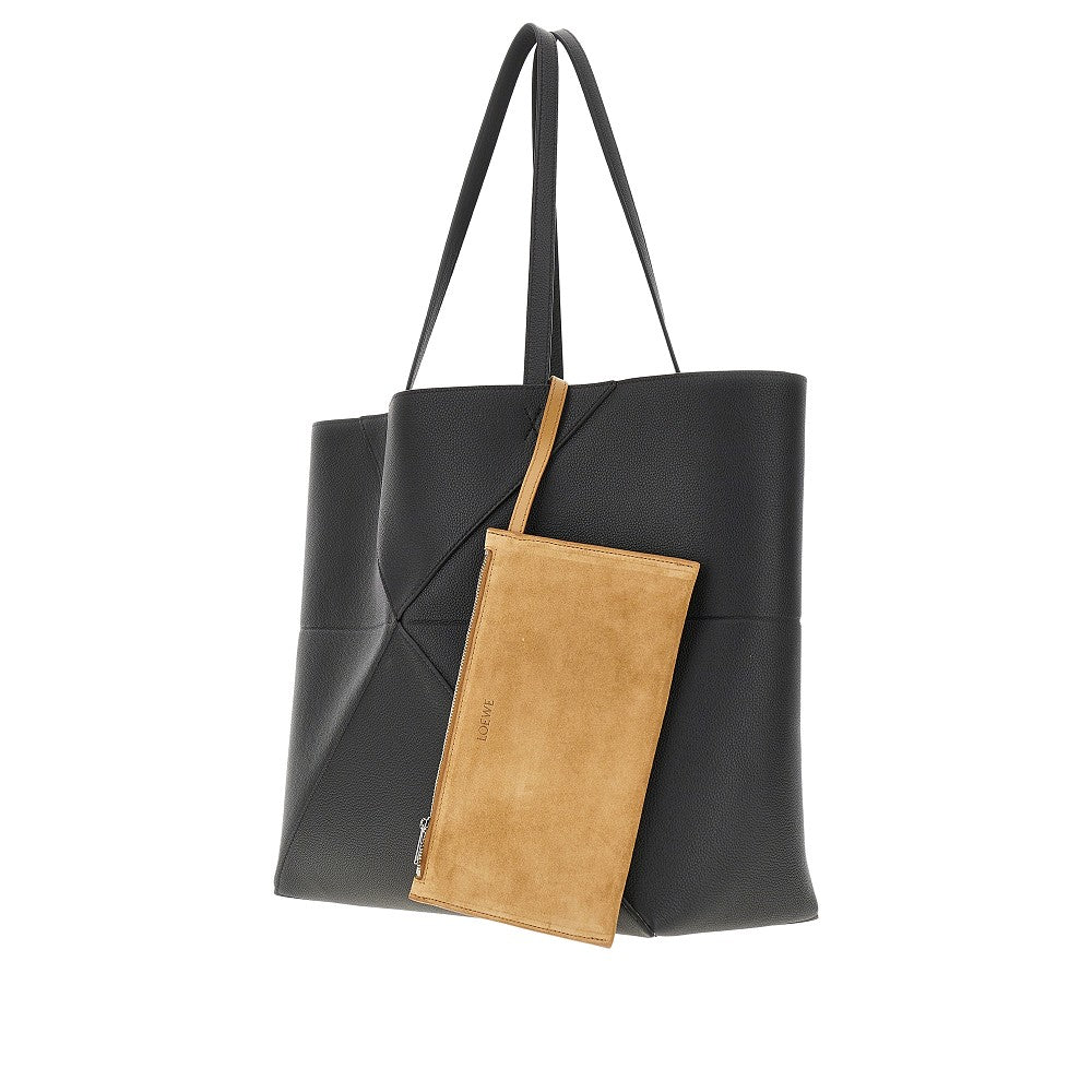 Large Horizontal Puzzle Fold tote bag