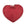Borsa 'Le Coeur' in pelle scamosciata
