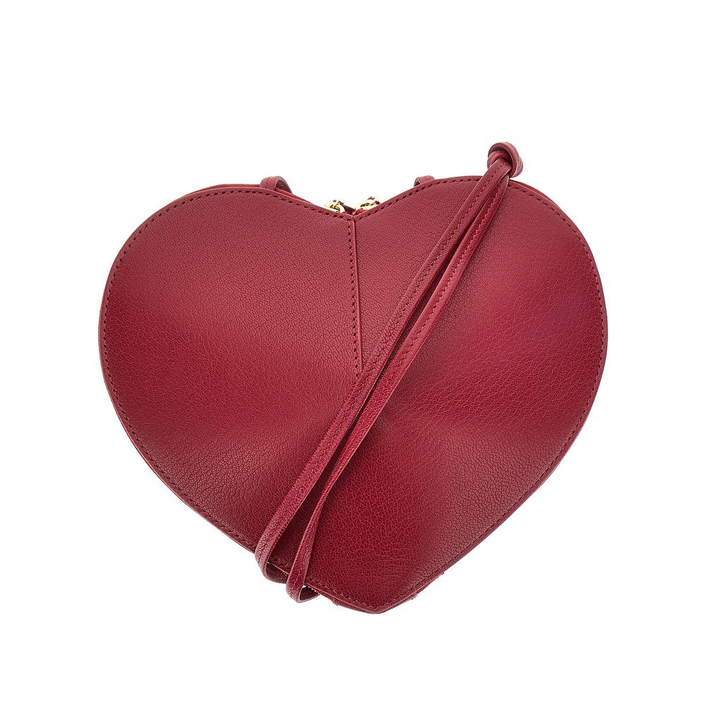 Borsa 'Le Coeur' in pelle scamosciata