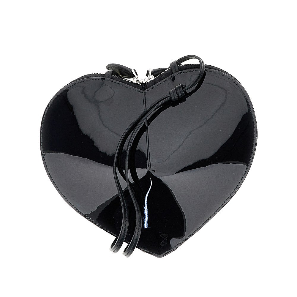 Borsa 'Le Coeur' in pelle verniciata