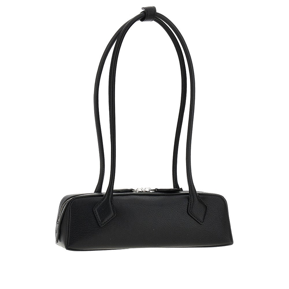 Borsa 'Le Teckel' piccola in pelle granata