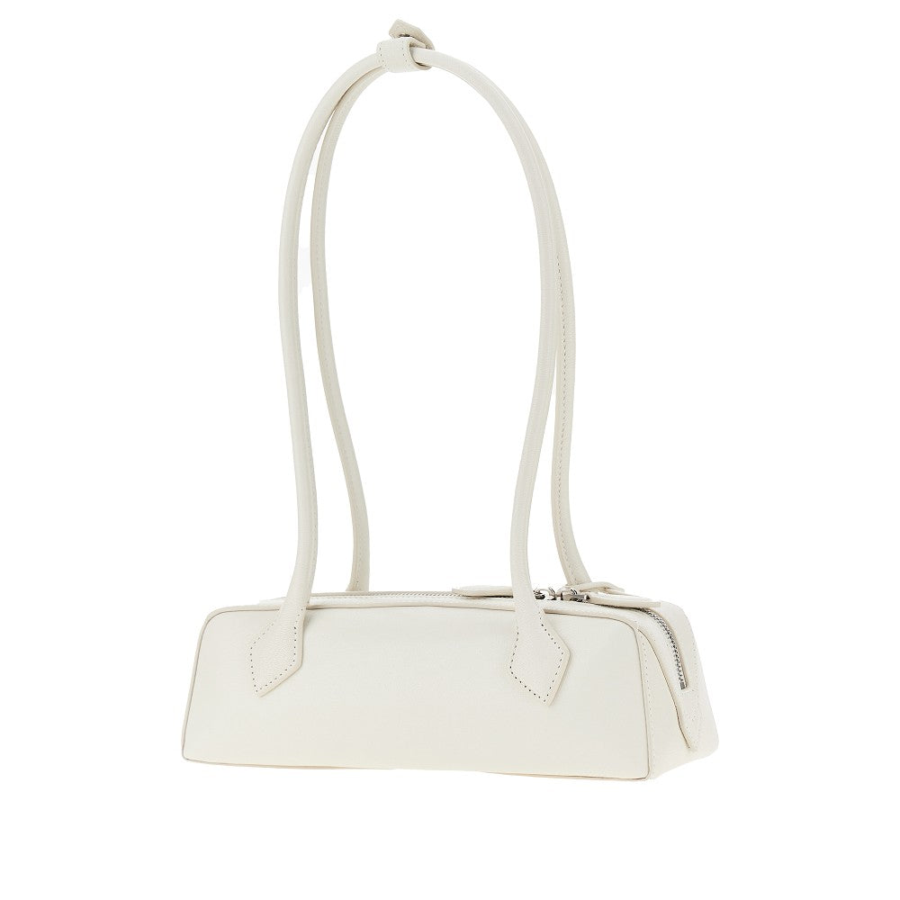 Borsa 'Le Teckel' piccola in pelle granata