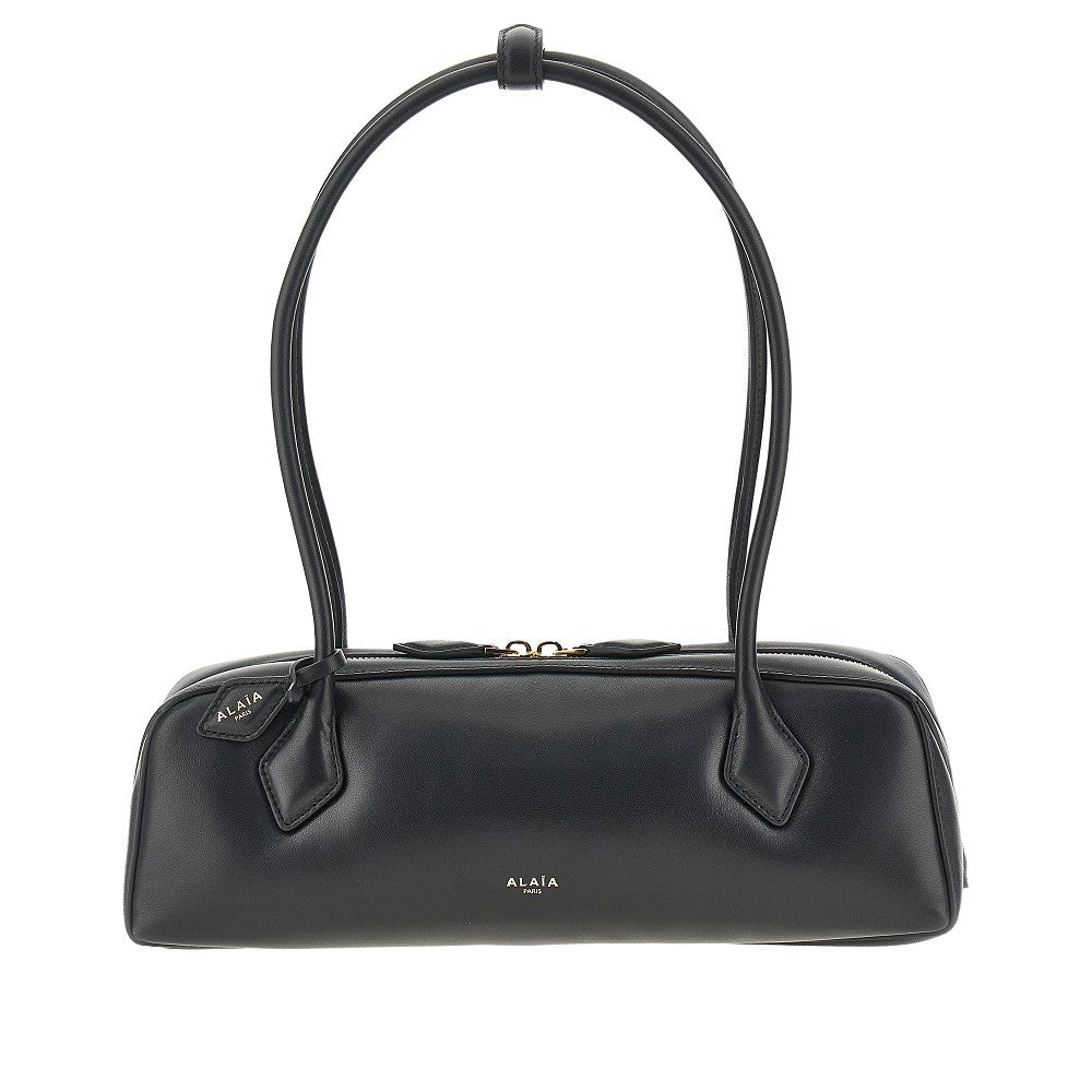 Padded leather medium 'Le Teckel' bag