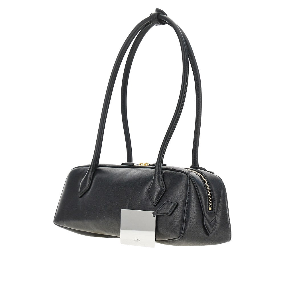 Padded leather medium 'Le Teckel' bag