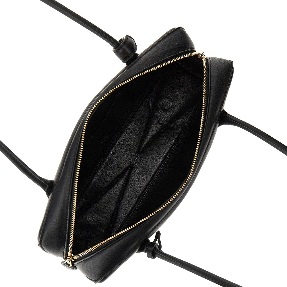 Padded leather medium 'Le Teckel' bag