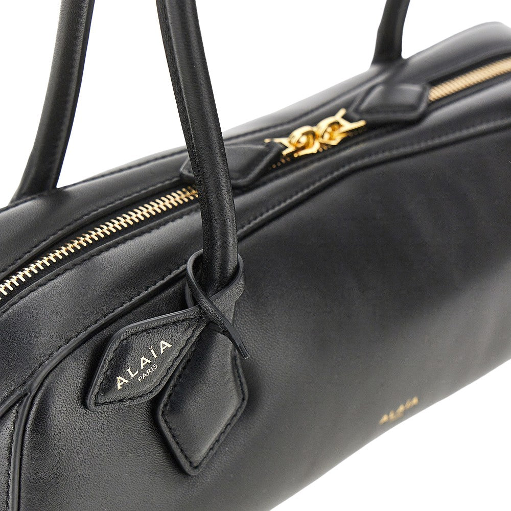 Padded leather medium 'Le Teckel' bag