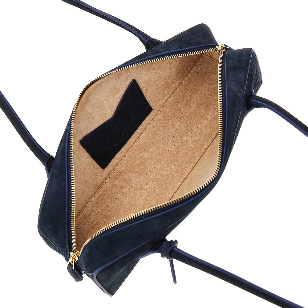 Borsa 'Le Teckel' media in pelle nabuk