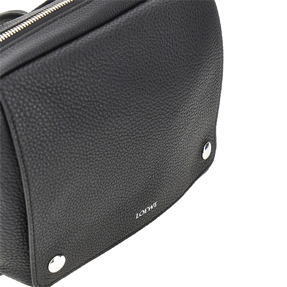 Borsa 'Messenger Pebble' media in pelle