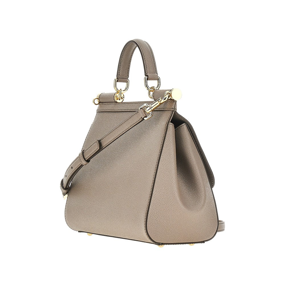 Dauphine leather large 'Sicily' bag