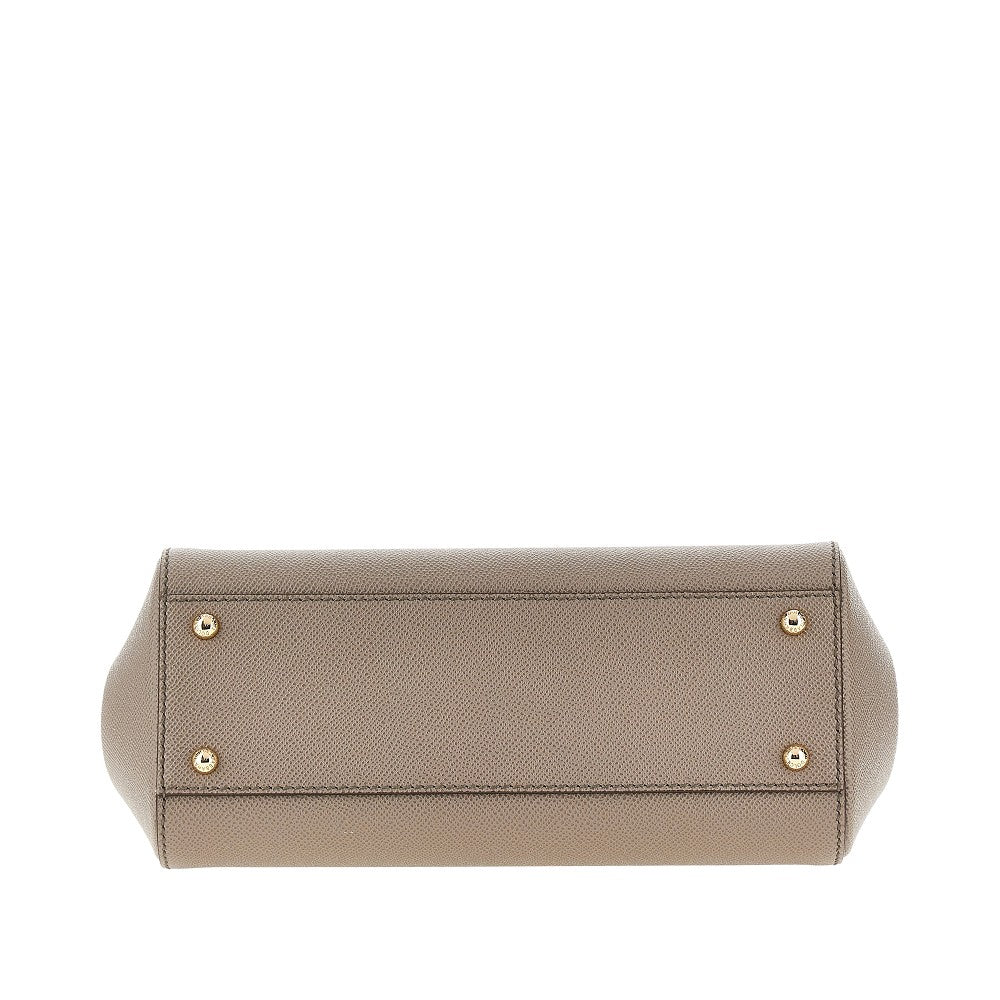 Dauphine leather large 'Sicily' bag