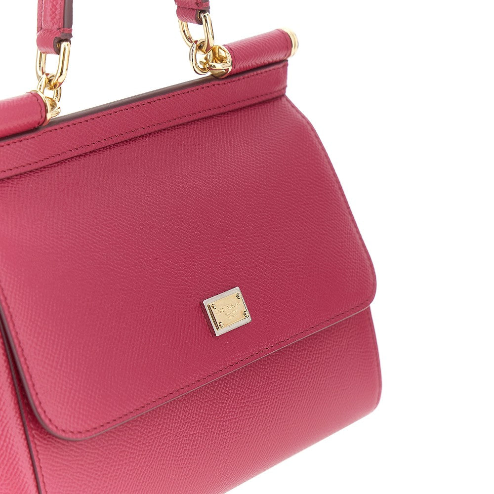 Dauphine leather small 'Sicily' bag