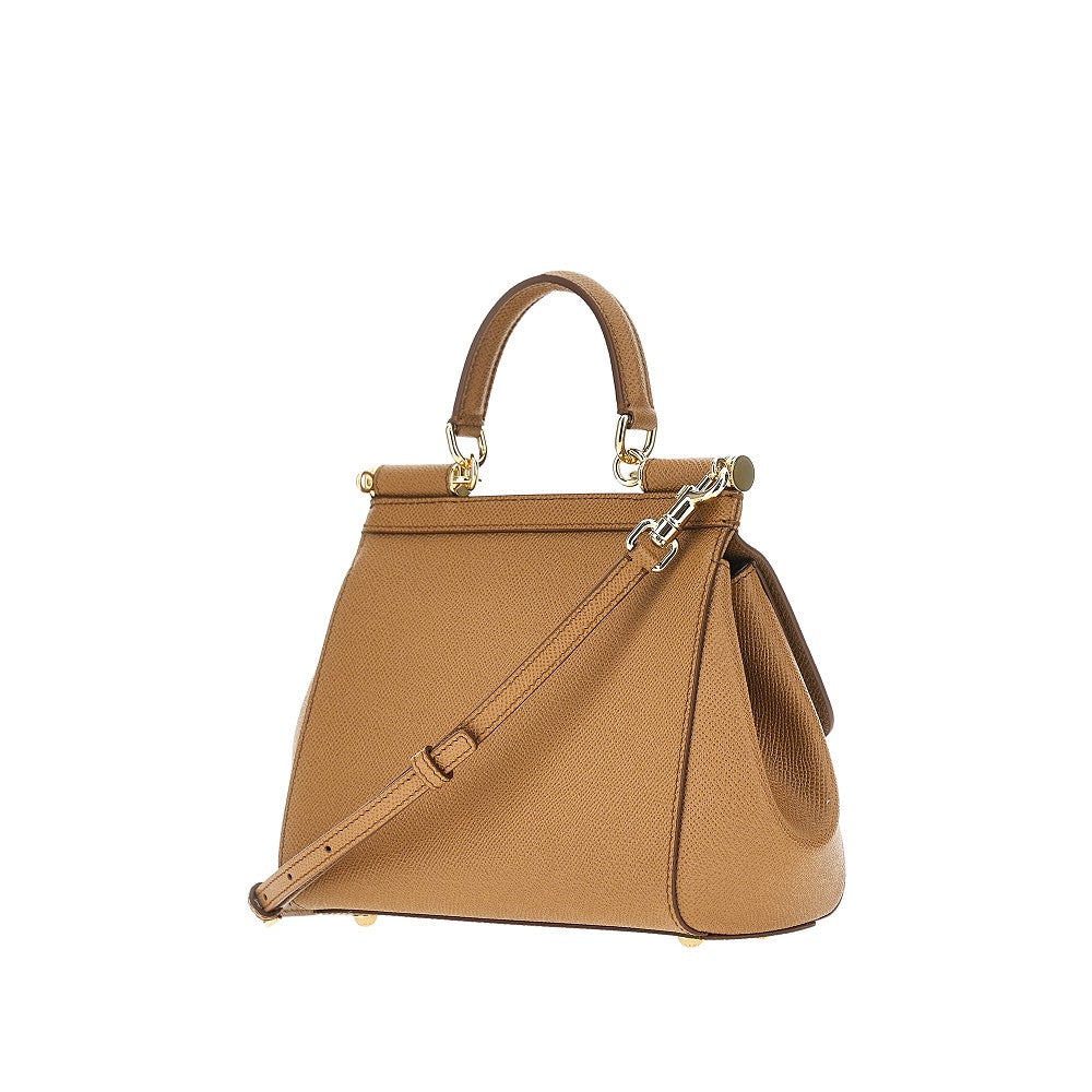 Dauphine leather small 'Sicily' bag
