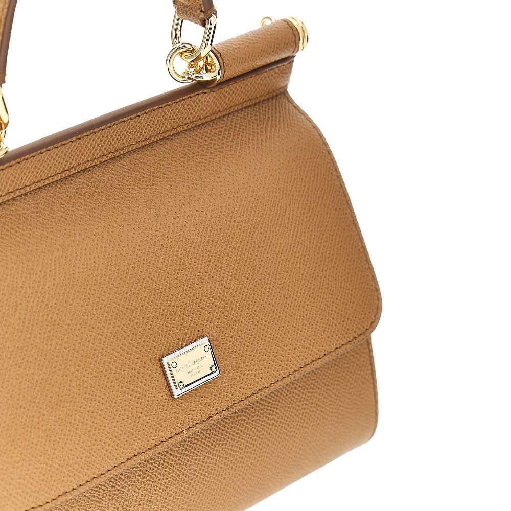 Dauphine leather small 'Sicily' bag