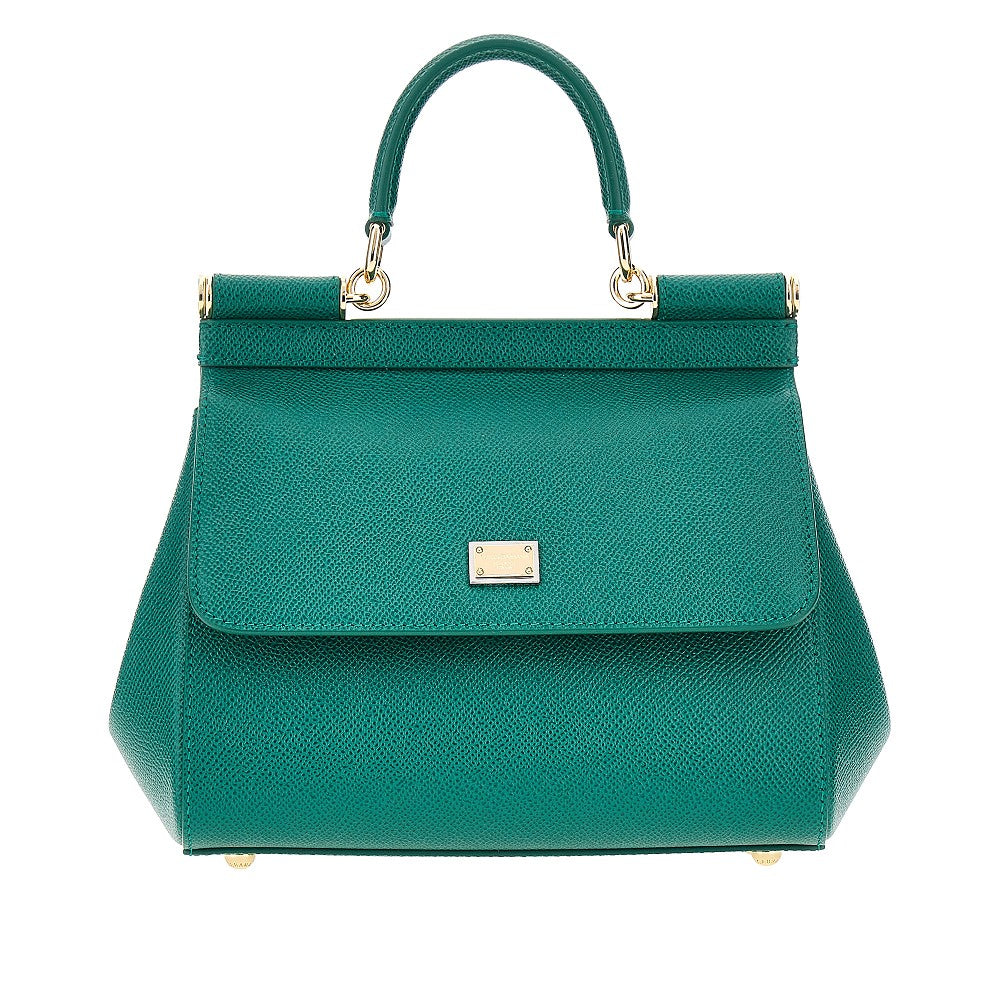 Dauphine leather medium 'Sicily' bag